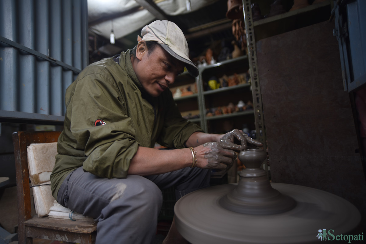 विनोद कुमार प्रजापती। तस्बिरः नारायण महर्जन/सेतोपाटी